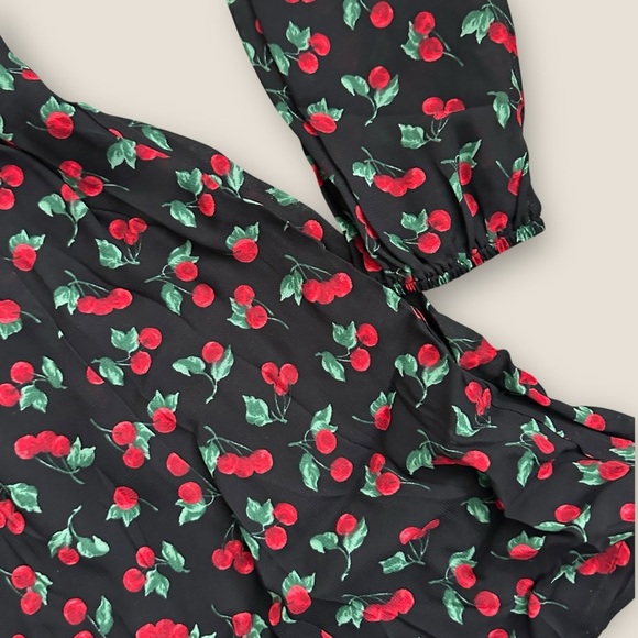 Reformation | Ferris Dress | Cherry Pie Print | Size 6 | NWT - Picture 9 of 12